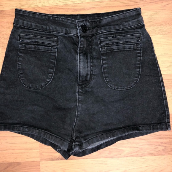 Urban Outfitters Pants - Black high waisted shorts
